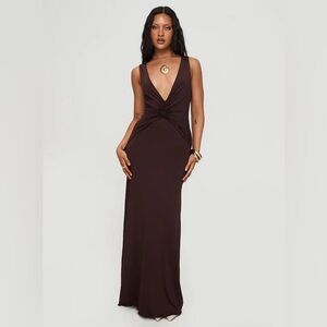 Princess Polly Chocolate Maxi Dress